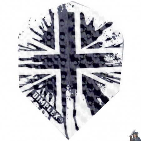 Plume de Dard Harrows Dimplex Drapeau Noir Standard