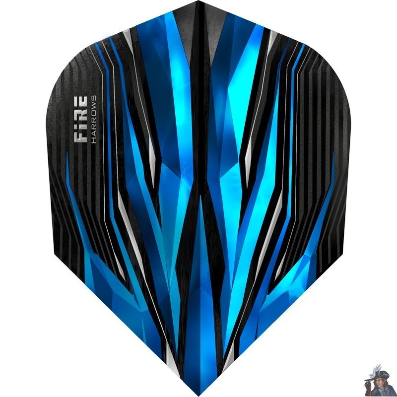 Plume de Dard Harrows Fire Bleue Standard