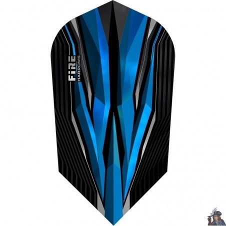 Plume de Dard Harrows Fire Bleue Slim