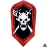 Harrows Hologram Skull & Arms Slim Dart Flight