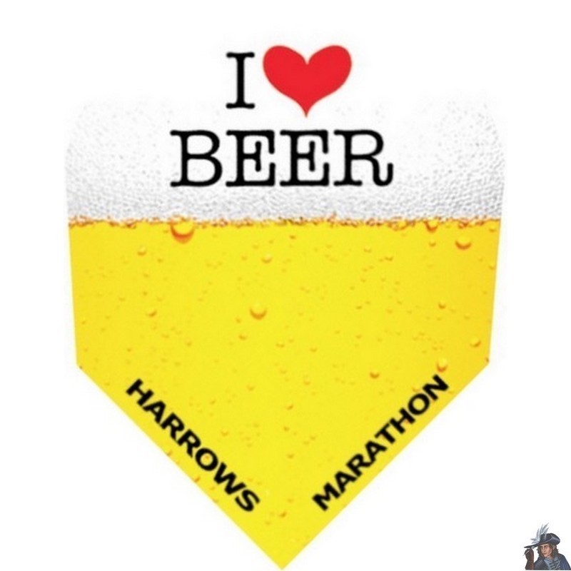 Plume de Dard Harrows Marathon I Love Beer Standard