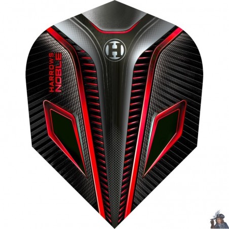Plume de Dard Harrows Noble Rouge Standard