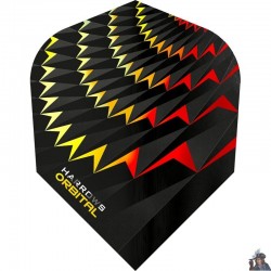 Harrows Orbital Yellow & Red Standard Dart Flight