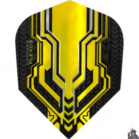 Harrows Plexus Yellow Standard Dart Flight
