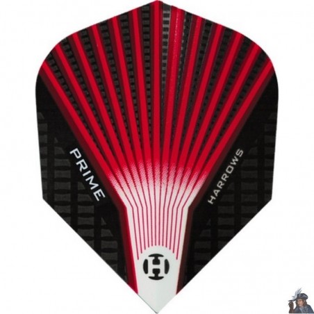 Harrows Prime Fan Red Standard Dart Flight