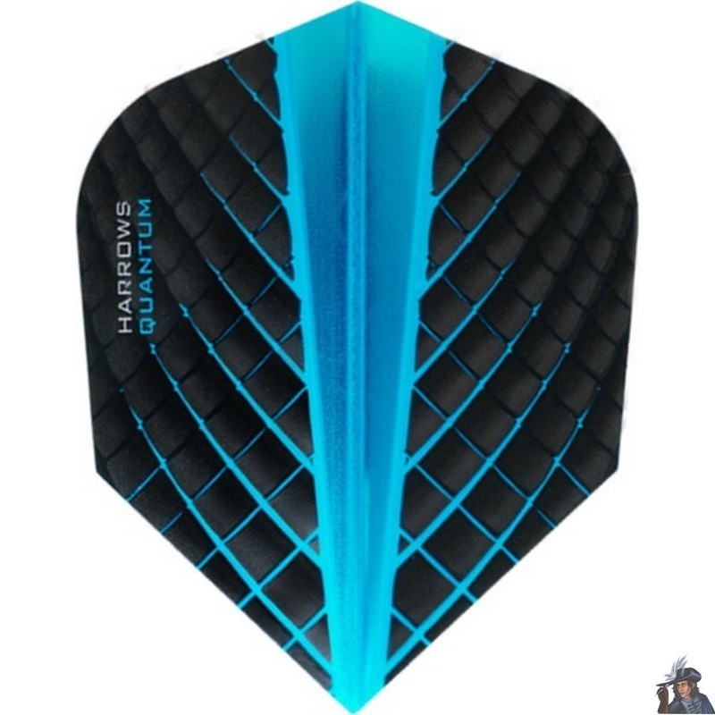 Harrows Quantum Aqua Standard Dart Flight