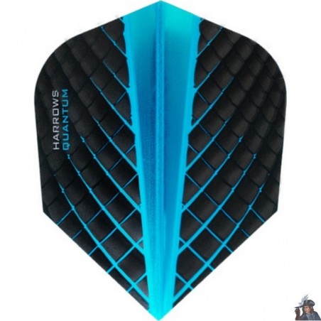 Harrows Quantum Aqua Standard Dart Flight