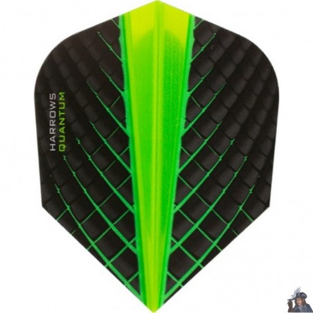 Harrows Quantum Green Standard Dart Flight