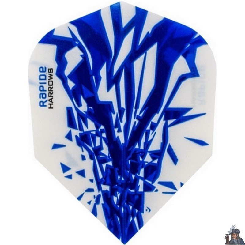 Harrows Rapide Blue Standard Dart Flight