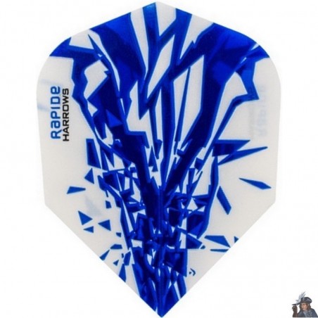 Harrows Rapide Blue Standard Dart Flight