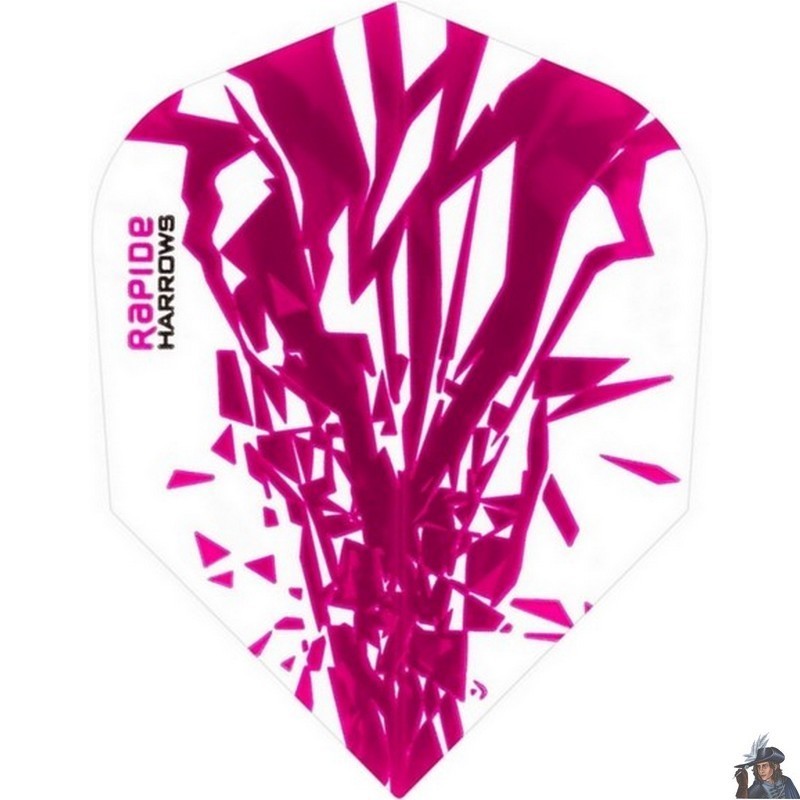 Harrows Rapide Pink Standard Dart Flight