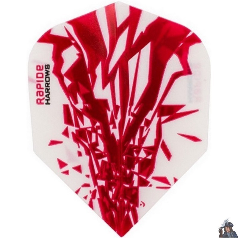 Plume de Dard Harrows Rapide Rouge Standard