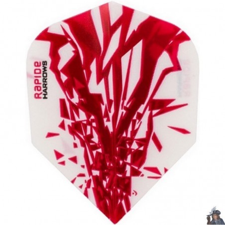 Plume de Dard Harrows Rapide Rouge Standard