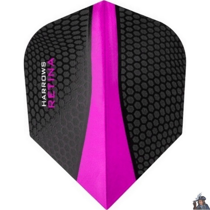 Harrows Retina Pink Standard Dart Flight