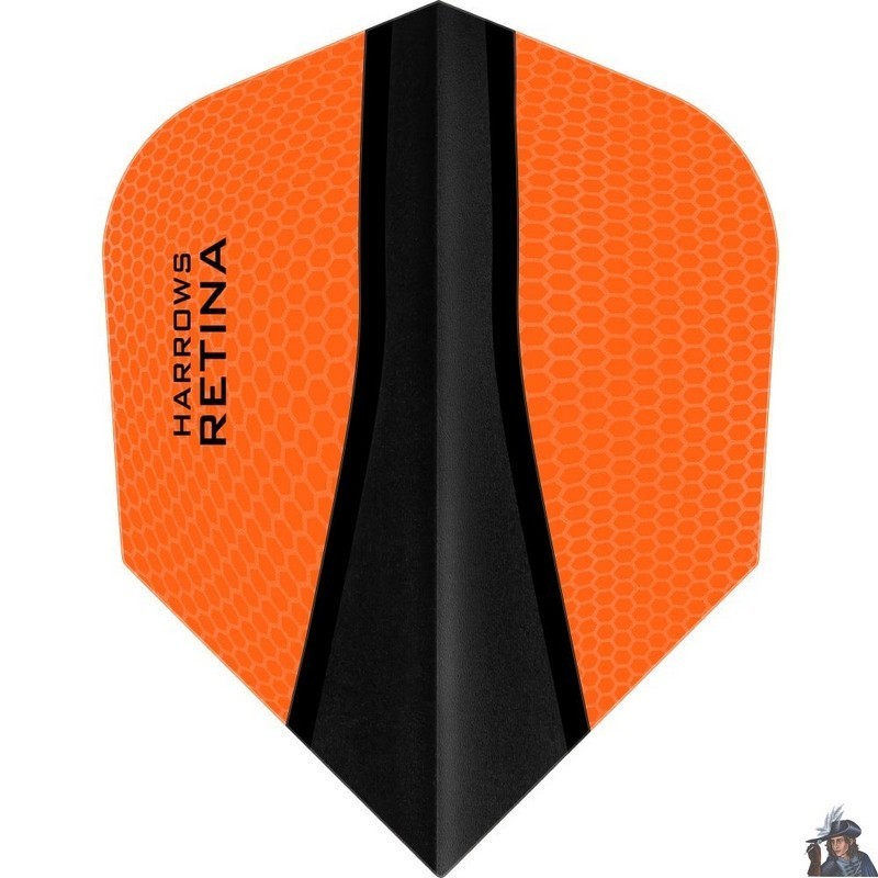 Harrows Retina X Orange Standard Dart Flight