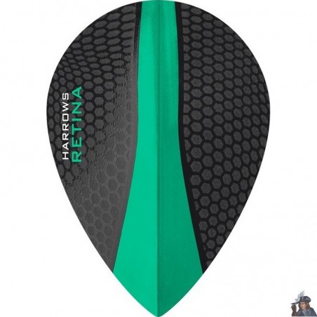 Plume de Dard Harrows Retina Jade Pear