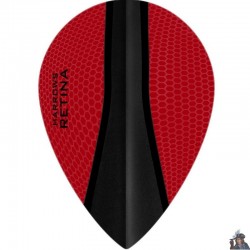 Harrows Retina X Red Pear Dart Flight