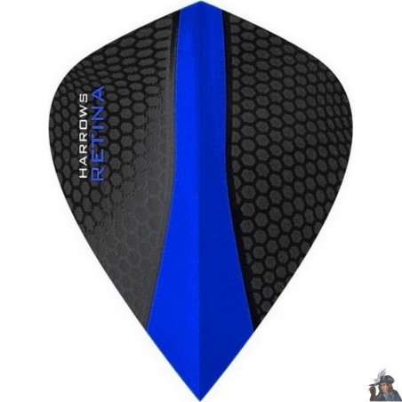 Harrows Retina Blue Kite Dart Flight