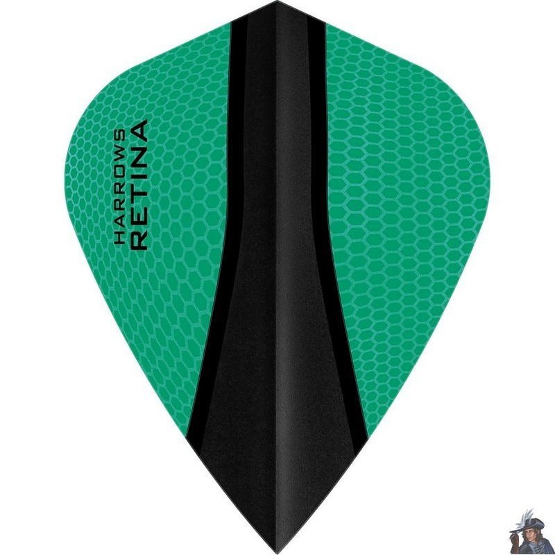 Harrows Retina X Jade Kite Dart Flight