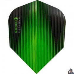Harrows Sonic Green Standard Dart Flight