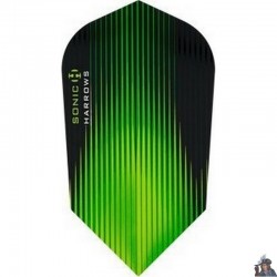 Harrows Sonic Green Slim Dart Flight