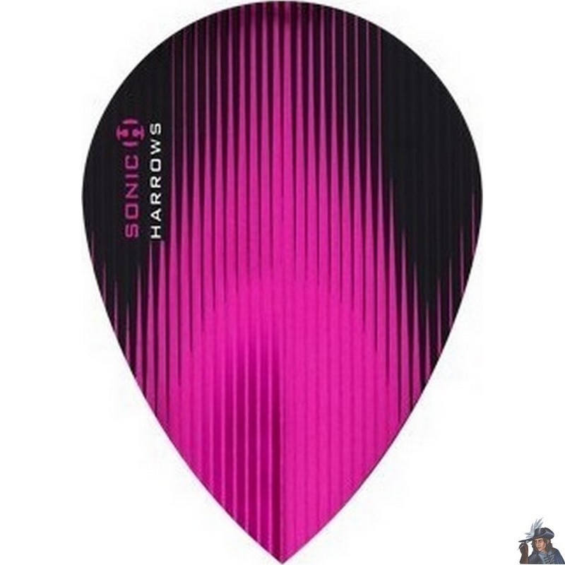 Harrows Sonic Pink Pear Dart Flight