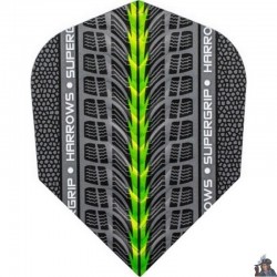 Plume de Dard Harrows Supergrip Verte Standard