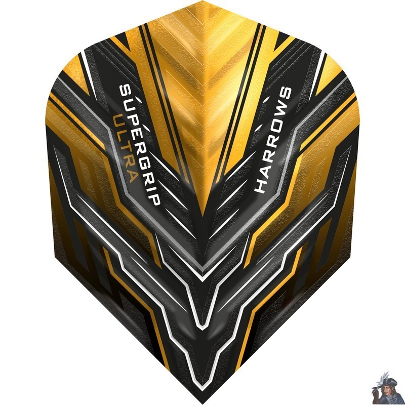 Harrows Supergrip Ultra Gold Standard Dart Flight