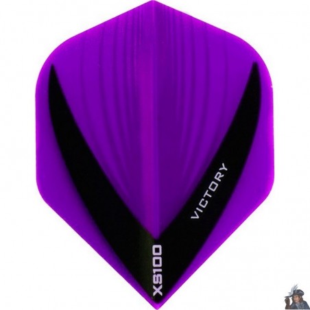 Victory Vista Purple Standard Dart Flight