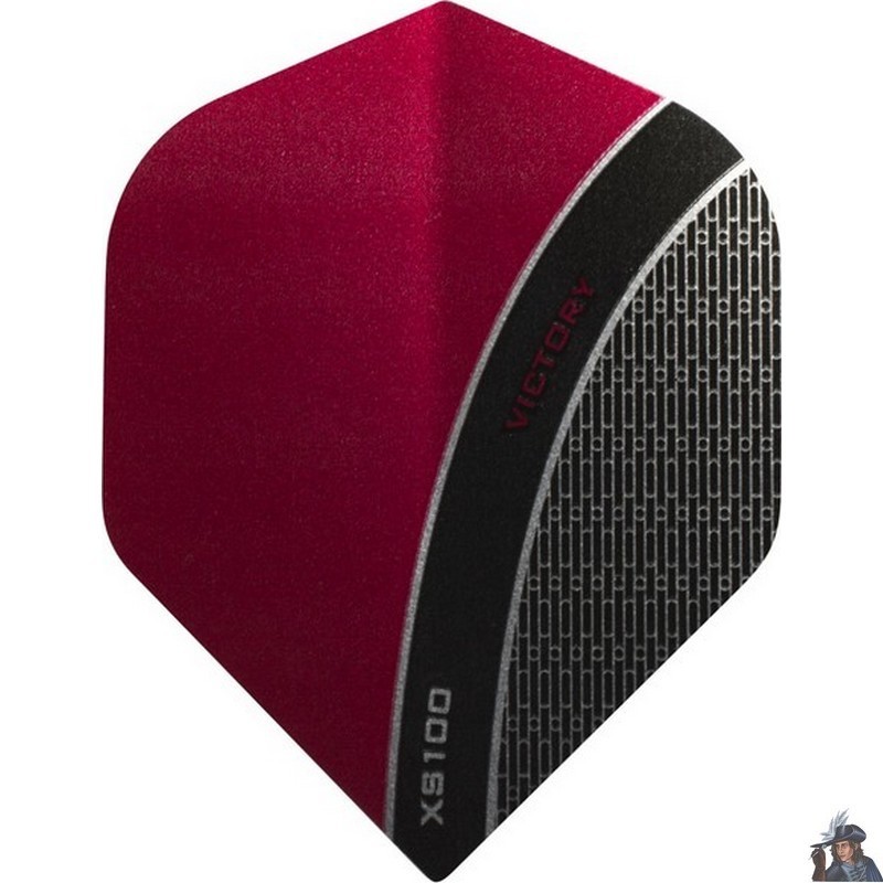 Plume de Dard Victory Curve Rouge Standard