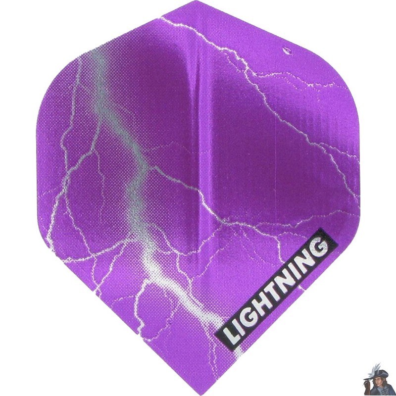 McKicks Lightning Purple Standard Dart Flight