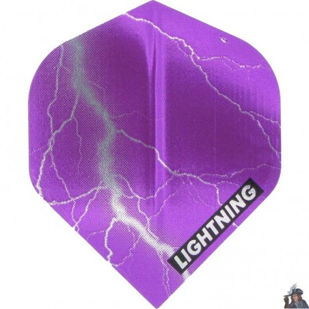 McKicks Lightning Purple Standard Dart Flight