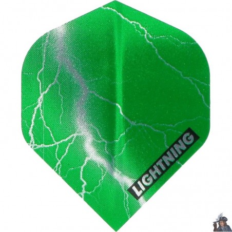 McKicks Lightning Green Standard Dart Flight