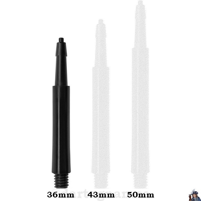 Tige de Dard Harrows Clic Standard Noire Courte