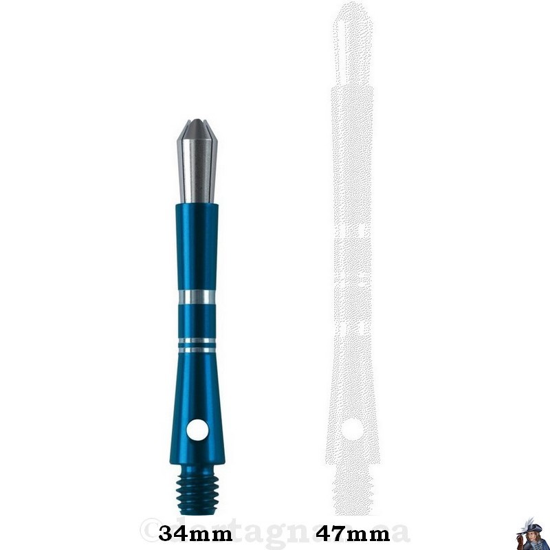 Harrows Colette Blue Short Dart Shaft