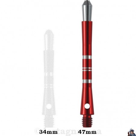 Harrows Colette Red Medium Dart Shaft