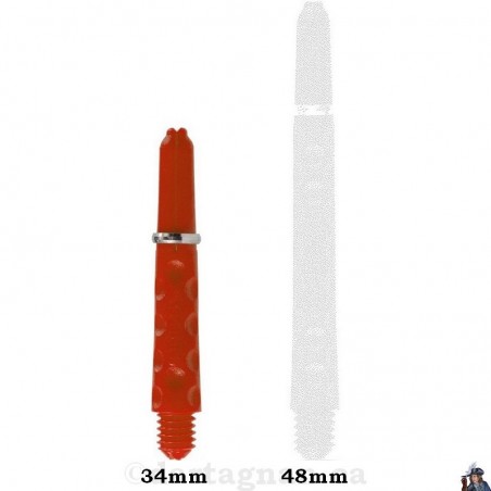 Harrows Dimplex Red Short Dart Shaft