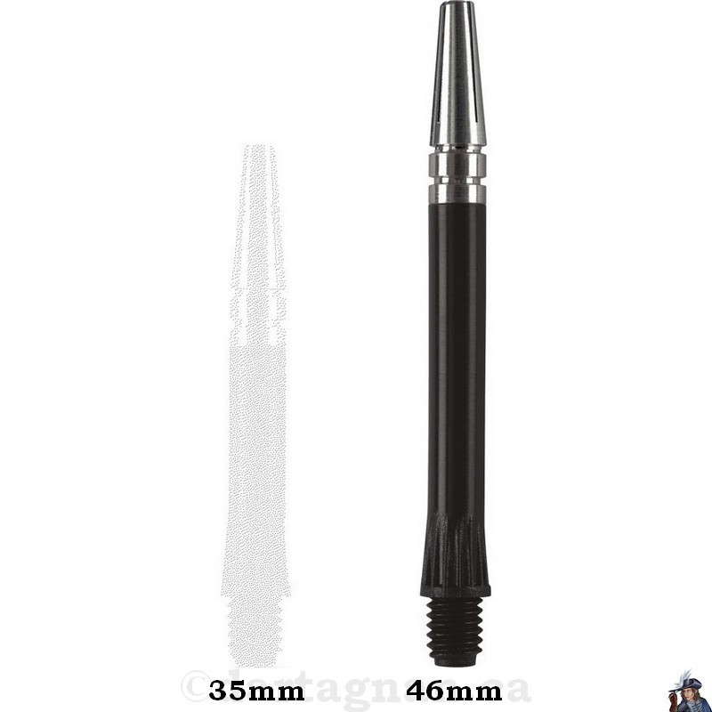 Harrows Gyro Black Medium Dart Shaft