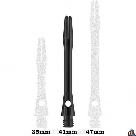 Harrows Keramic Black Midi Dart Shaft / Stem