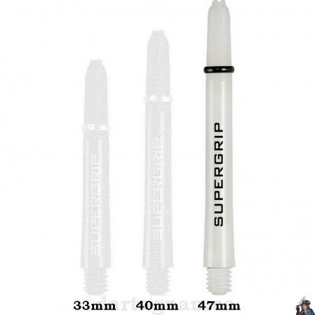 Tige de Dard / Fléchette Harrows Supergrip Blanche Médium Tige de Dard / Fléchette Harrows Supergrip Blanche Médium