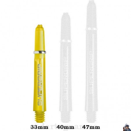 Tige de Dard / Fléchette Harrows Supergrip Jaune Courte
