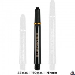 Harrows Supergrip Black & Gold Midi Dart Shaft / Stem