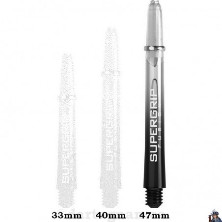 Harrows Supergrip Fusion Clear Medium Dart Shaft / Stem