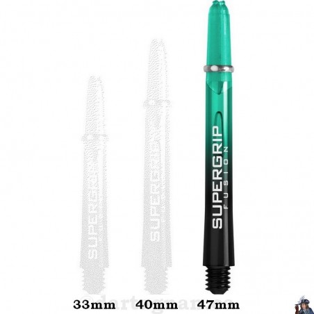 Harrows Supergrip Fusion Jade Medium Dart Shaft / Stem