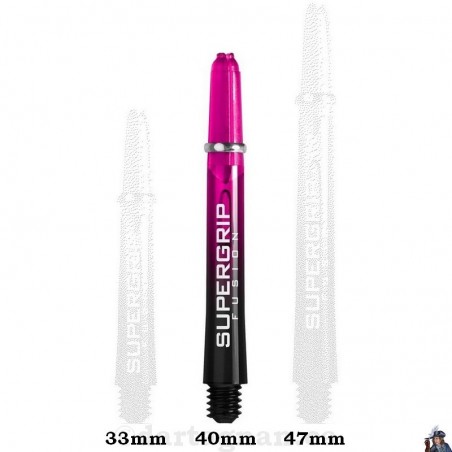Tige de Dard / Fléchette Harrows Supergrip Fusion Rose Midi