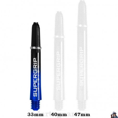 Tige de Dard / Fléchette Harrows Supergrip Fusion X Bleue Courte