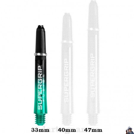 Tige de Dard / Fléchette Harrows Supergrip Fusion X Jade Courte