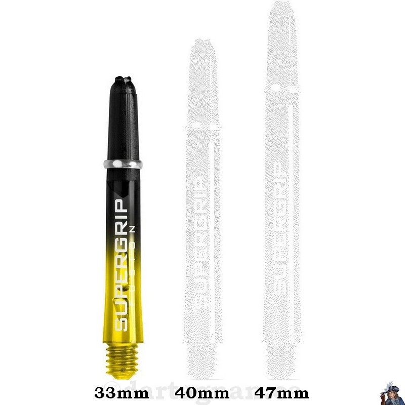 Tige de Dard / Fléchette Harrows Supergrip Fusion X Jaune Courte