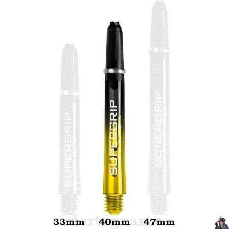 Tige de Dard / Fléchette Harrows Supergrip Fusion X Jaune Midi