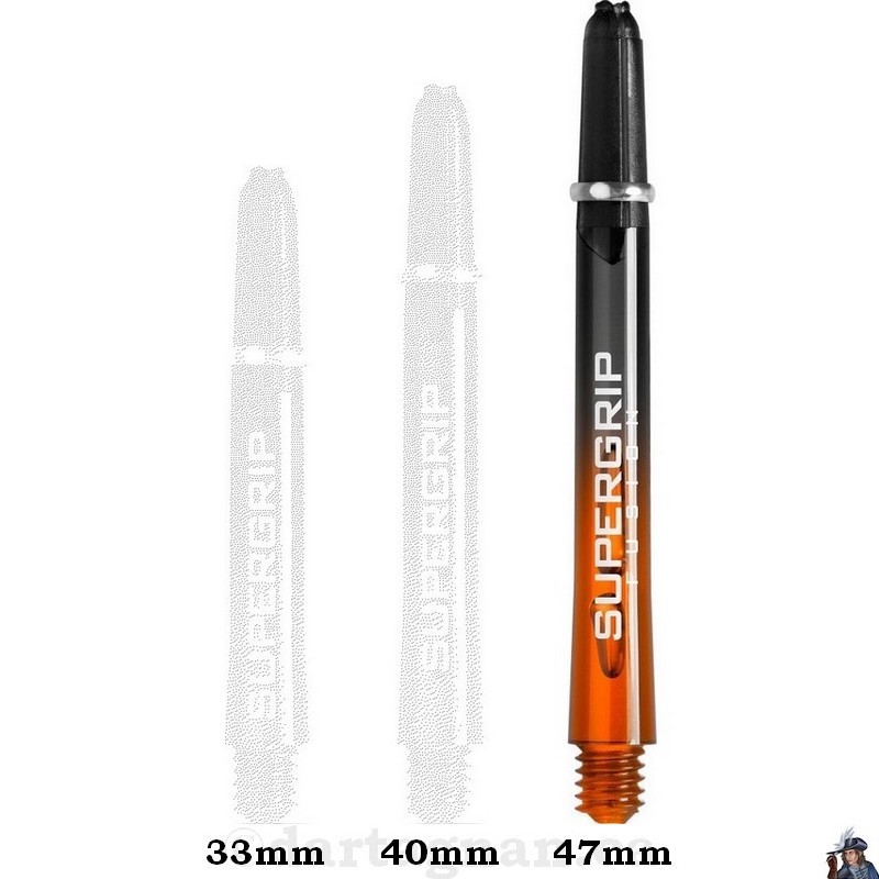 Harrows Supergrip Fusion X Orange Medium Dart Shaft / Stem